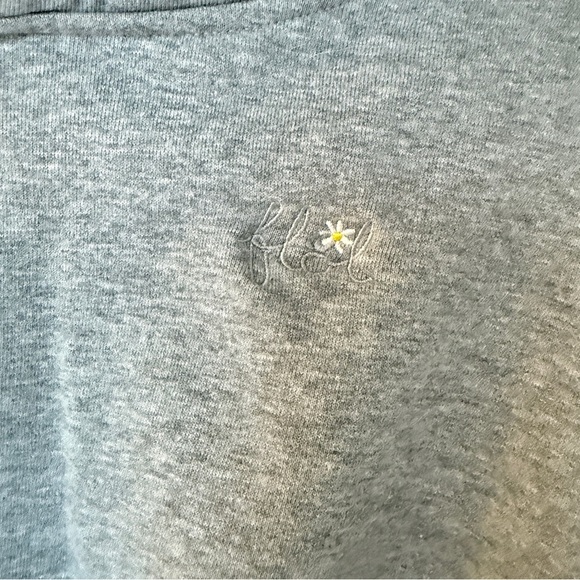 For love and lemons Josie crop gray hoodie - Picture 4 of 8